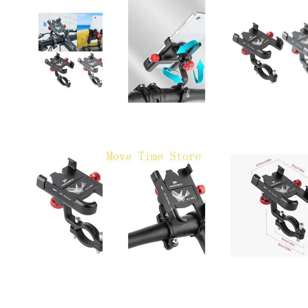 

92ME Регулируемый держатель для телефона на велосипеде Регулируемое крепление для телефона на велосипеде Подставка для скутера