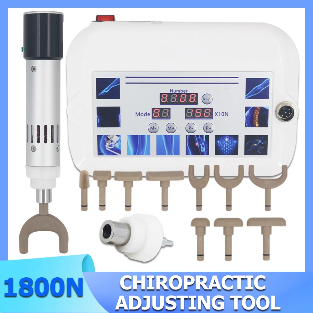 Electric  Chiropractic Adjusting Instrument Intensity Therapy Spine Correction Gun Pain Reduce Massage New 1800N Chiropractic To