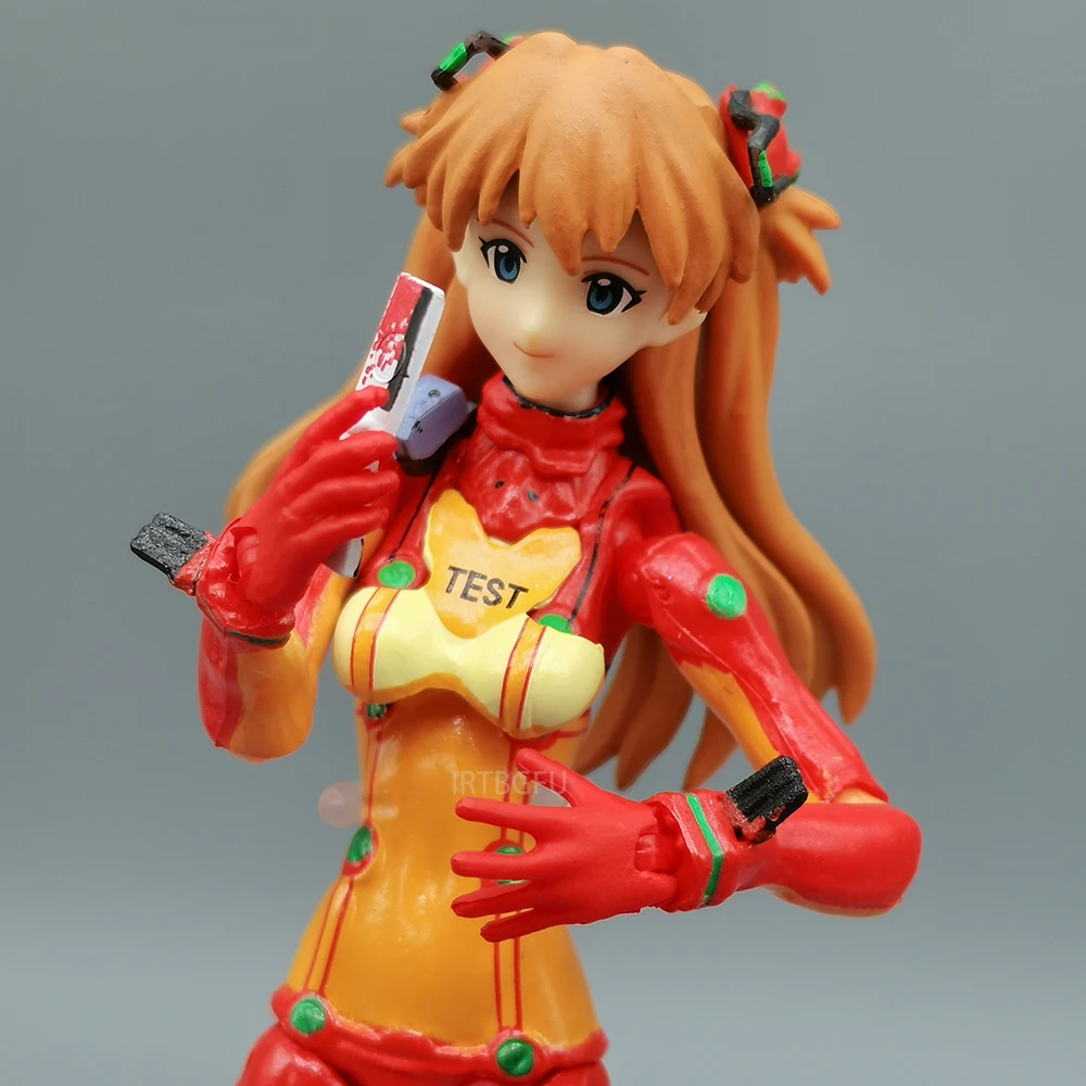 Figma 084 Asuka Langley Shikinami: Test Plugsuit ver.Evangelion: 2.0 You Can Anime PVC Action Figure Toy Game Figures Model Doll
