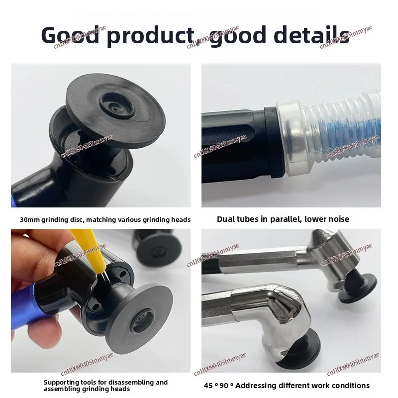 Pneumatic elbow grinder 45 degree 90 degree polishing machine
