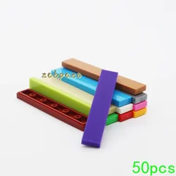 50PCS Assembles Particles 6636 1x6 Light Panel Building Blocks Bricks Parts DIY Assembly Educational Toys For Children Kid Gift