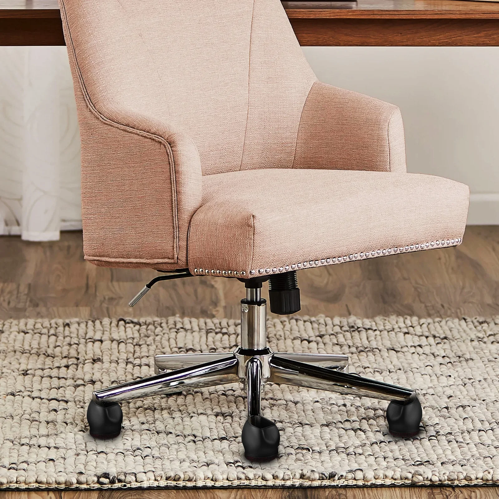 

10Pcs Tpe Caster Cups Furniture Floor Protectors Antiscratch Wheel Stoppers for Rolling Chairs Office Equipment