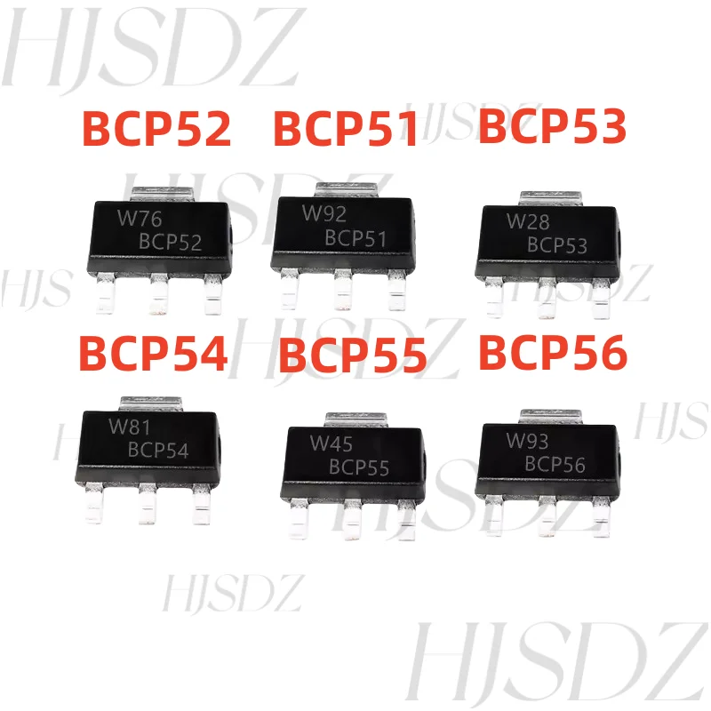 10pcs/lot BCP51 BCP52 BCP53 BCP54 BCP55 BCP56 SOT223  power transistor