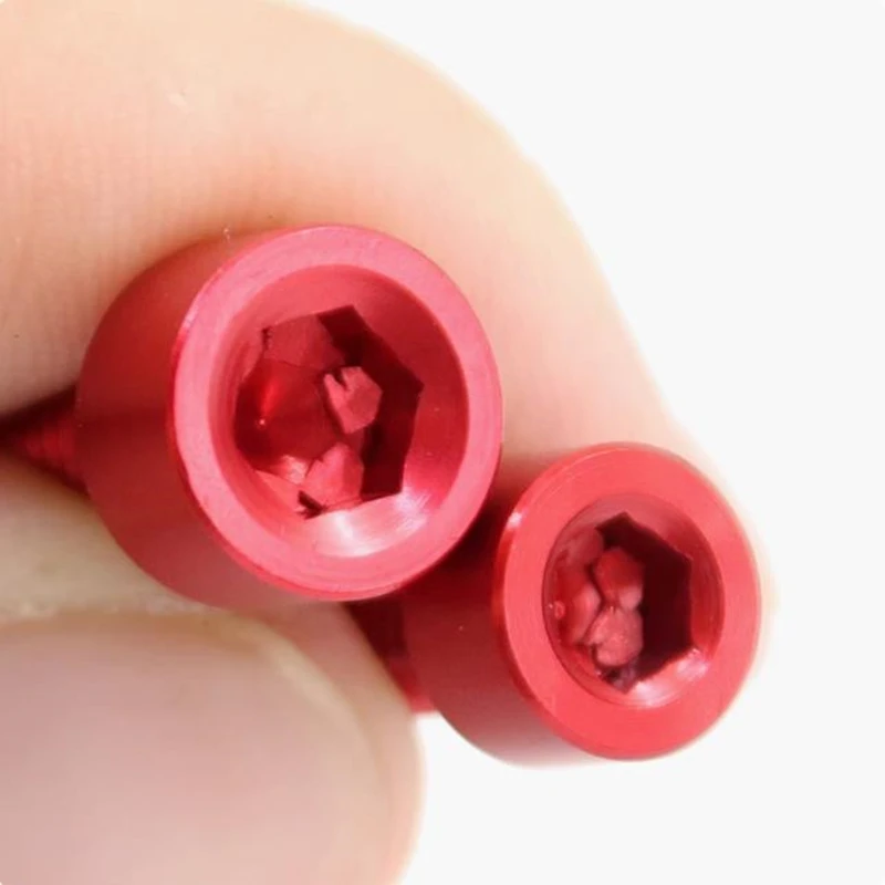 10pcs Aluminum 7075 Allen socket screw M3*6/8/10/12/16/20 Anodized Aluminum Hex Socket head Cap Screw 11 Colors