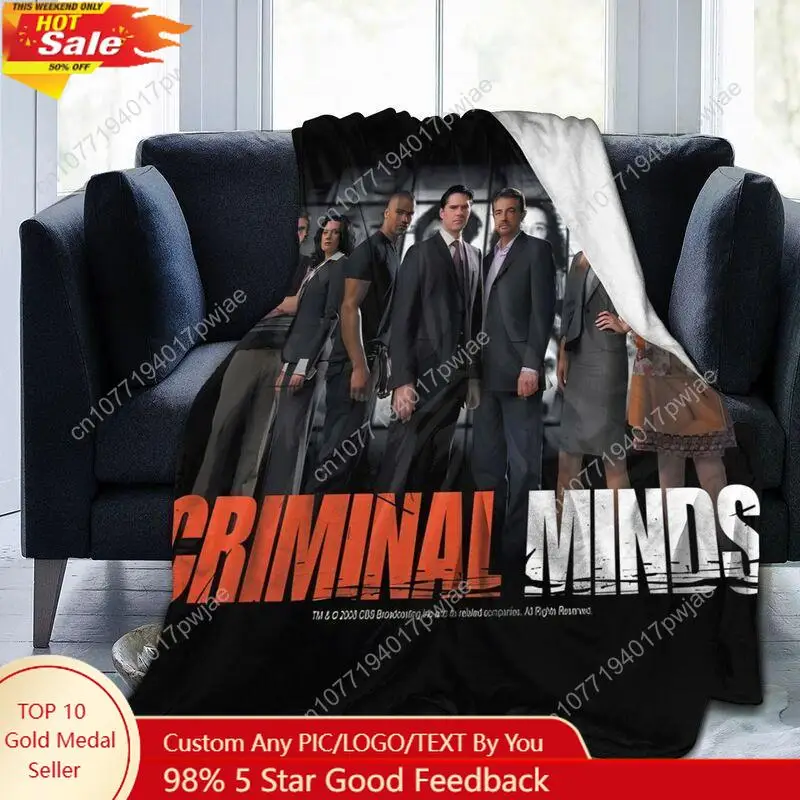 

Criminal Minds Mastermind Officially Licensed Silky Touch Ultra Soft Blanket Custom blankets