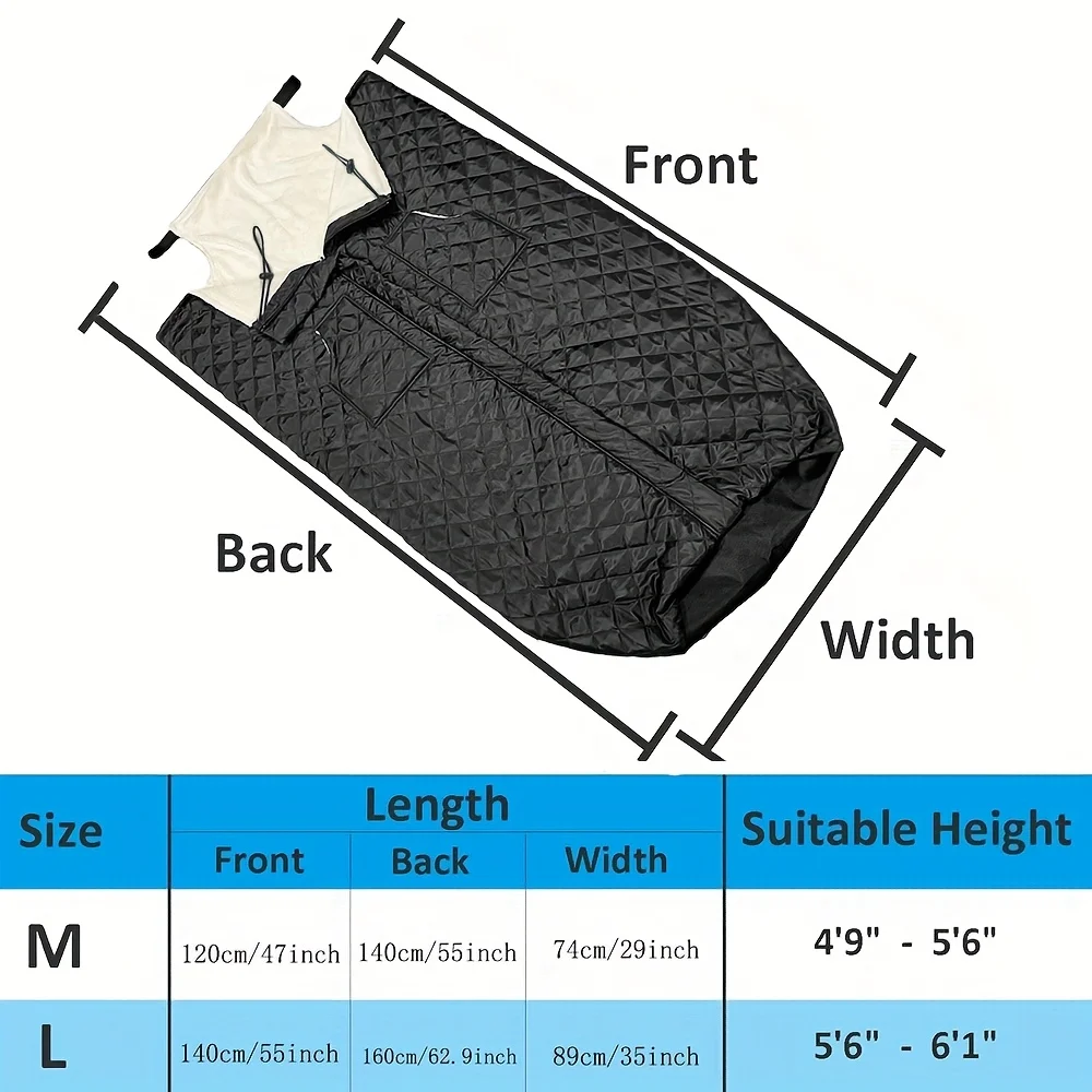 Large Wheelchair Leg Thermal Warming Bag Lower Limb Warm Blanket for Mobility‑Impaired Adults Keep Legs & Feet Warm for Outdoor