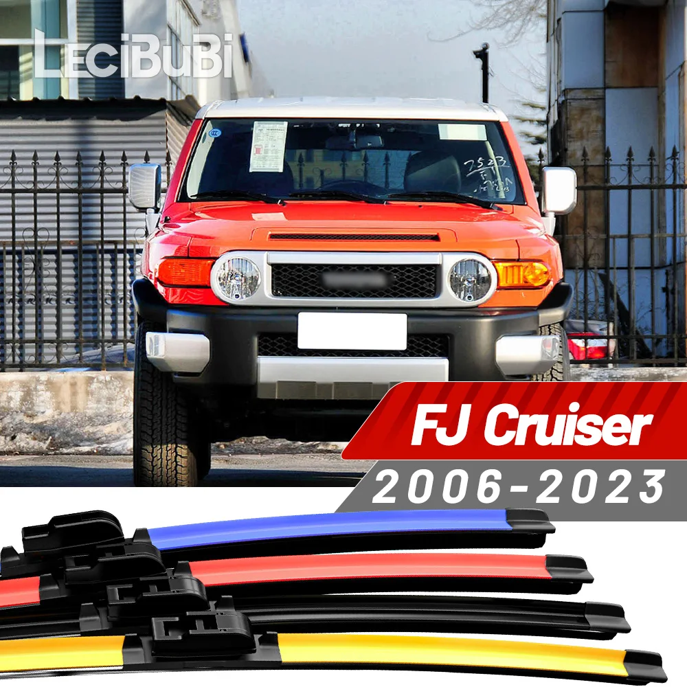 2 ชิ้น สำหรับรถยนต์โตโยต้า เอฟเจ ครุยเซอร์ ปี 2006-2023 2015 2016 2017 2018 2019 2020 2021 2022 ใบปัดน้ำฝนกระจกหน้ารถ