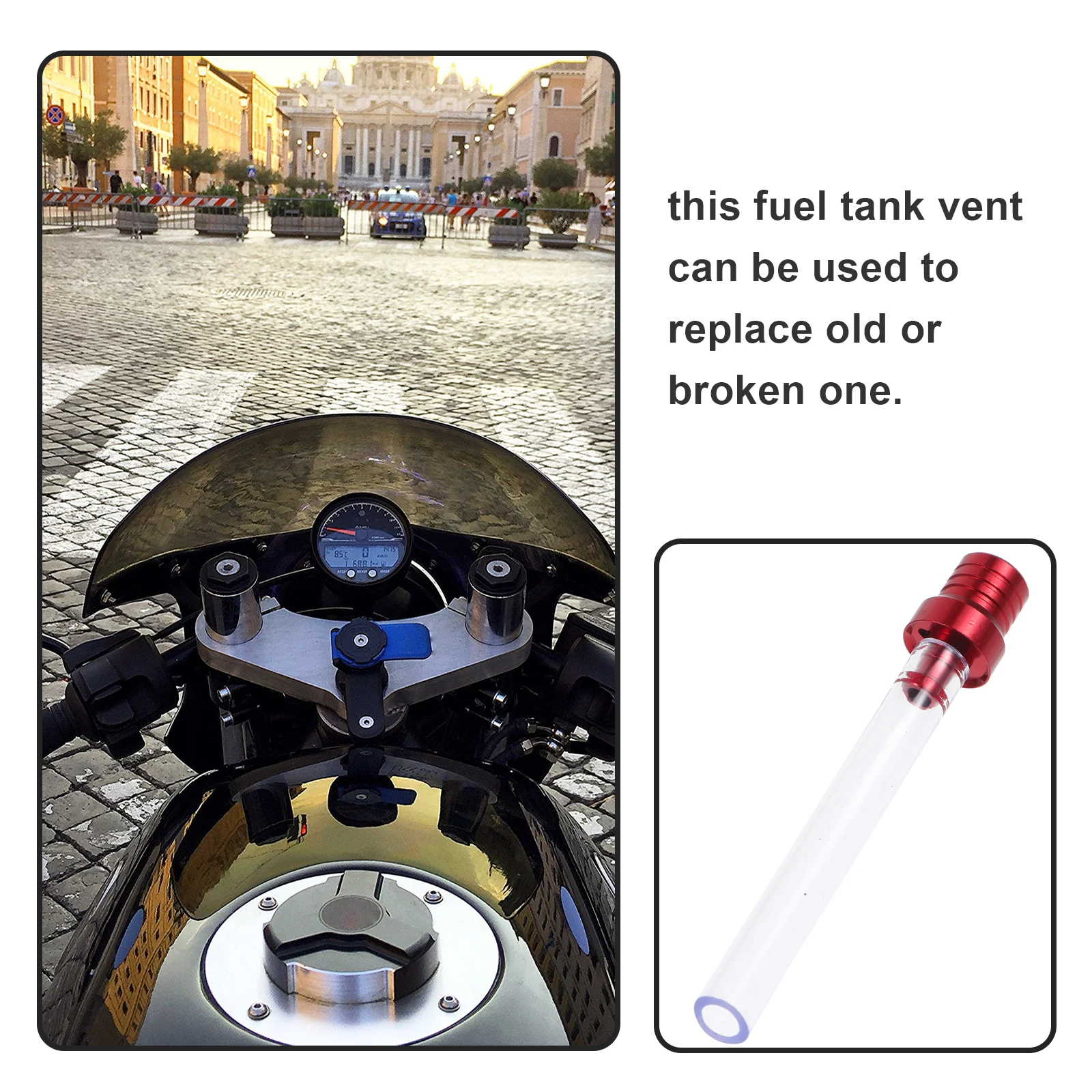 

Universal Tank Cap Aluminum Alloy Gas Tank Vent Valve For ATV Off Road Motorcycle Dirt Bike Sand Buggy Accessories