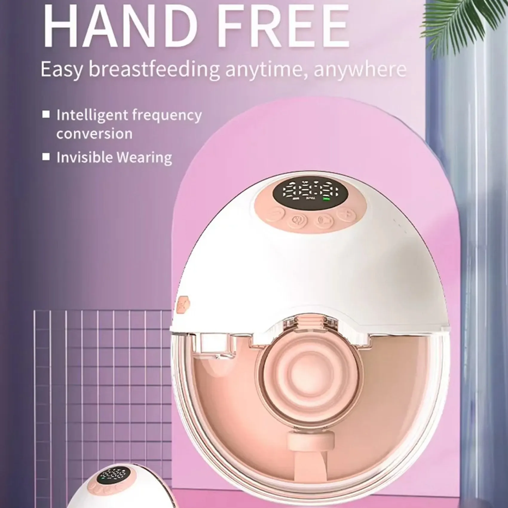 CYCLI-2X Wearable Wireless Bra Breast Pump With Cordless Bottle Design Wearable Silicone Flange Milk Manual Breast Pump