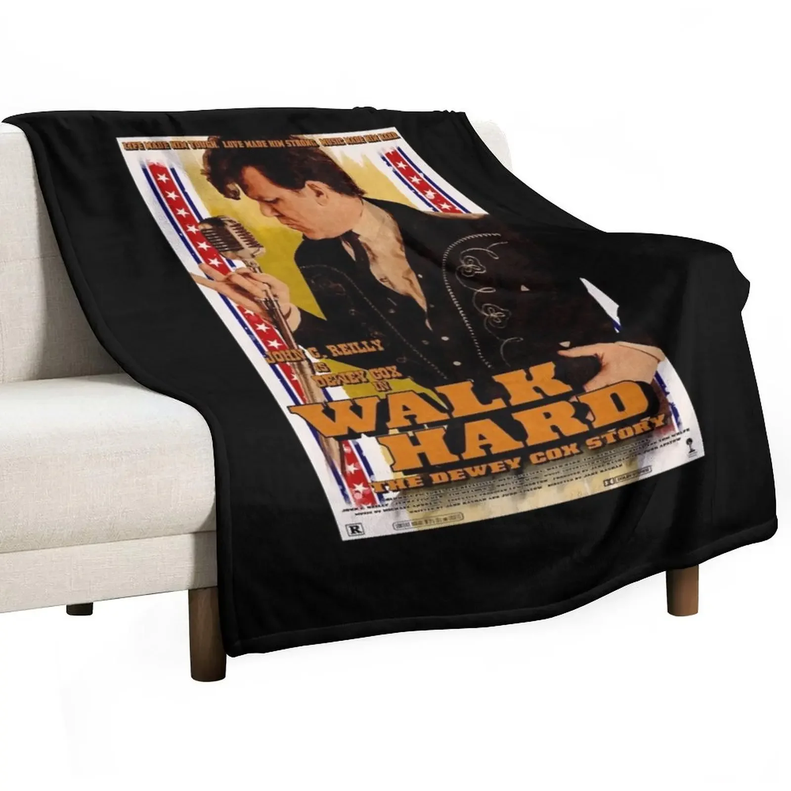 Walk Hard Throw Blanket Beach Soft Plaid Blankets