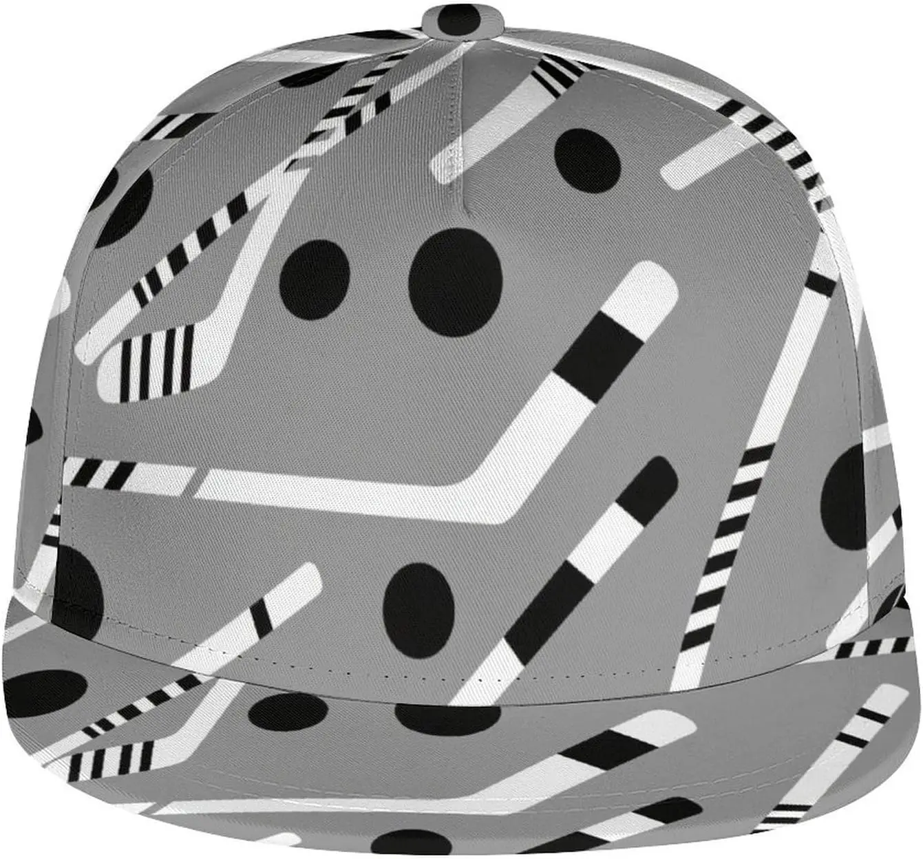 Modern Gray Abstract-Patterned Women Men Trendy Style Baseball Cap Dad Hat for Fishing Golf Sports