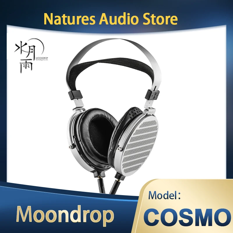 Moondrop COSMO 100mm Nanoscale Ultra-thin Flagship Planar Headphone HIFI Monitor Over-ear Headphones with Replaceable Cable