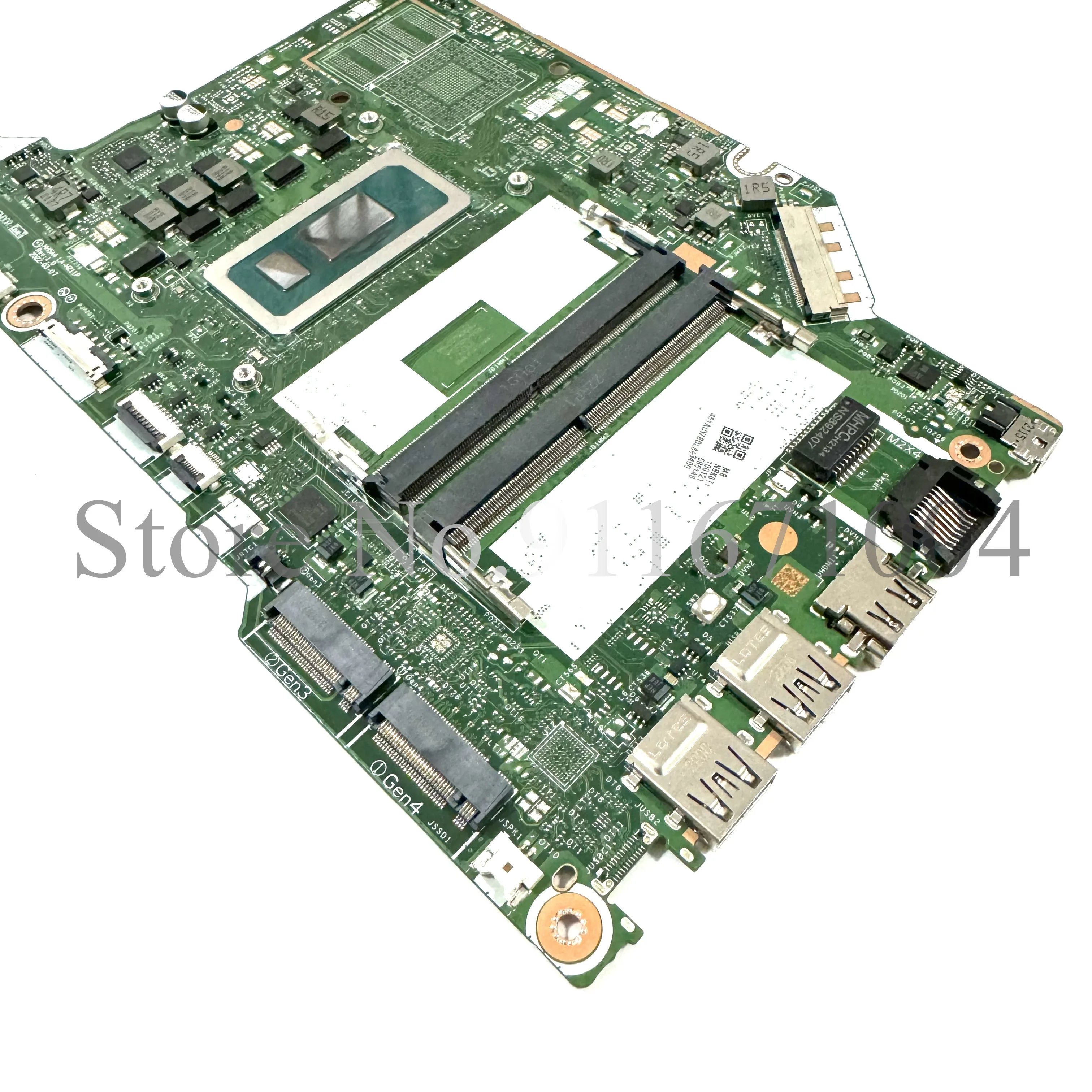 Imagem -04 - Laptop Motherboard para Acer Aspire Hh5a4 La-m211p Rev:1.0 Mainboard A31559 A315-59g I31215u I5-1235u Cpu Ddr4 100 Trabalho