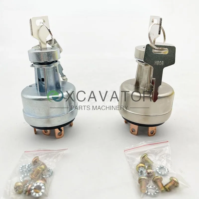 For Takeuchi Excavator 60/75/150/175/180 Ignition Switch high quality H806 key 6-line Start lock