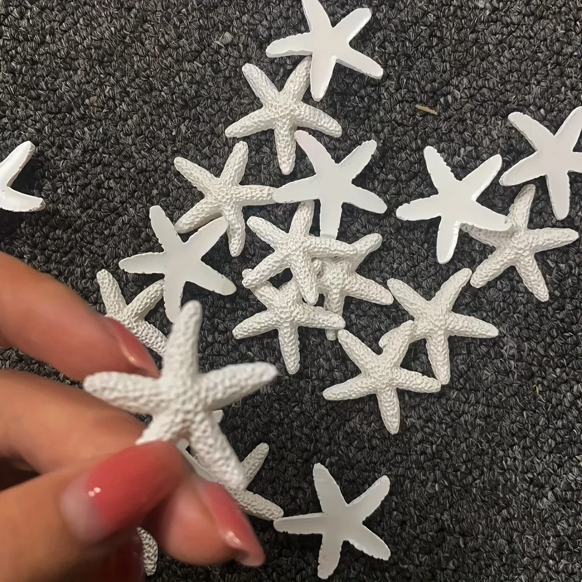 10 Pieces creamy-white Pencil Finger Starfish For Wedding Decor, Home Decor And Craft Project
