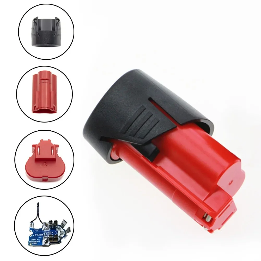 Чехол для аккумулятора Milwaukee M12, 12 В, литий-ионная батарея, печатная плата, 12 В, Ач, пластиковый корпус, набор инструментов для ремонта
