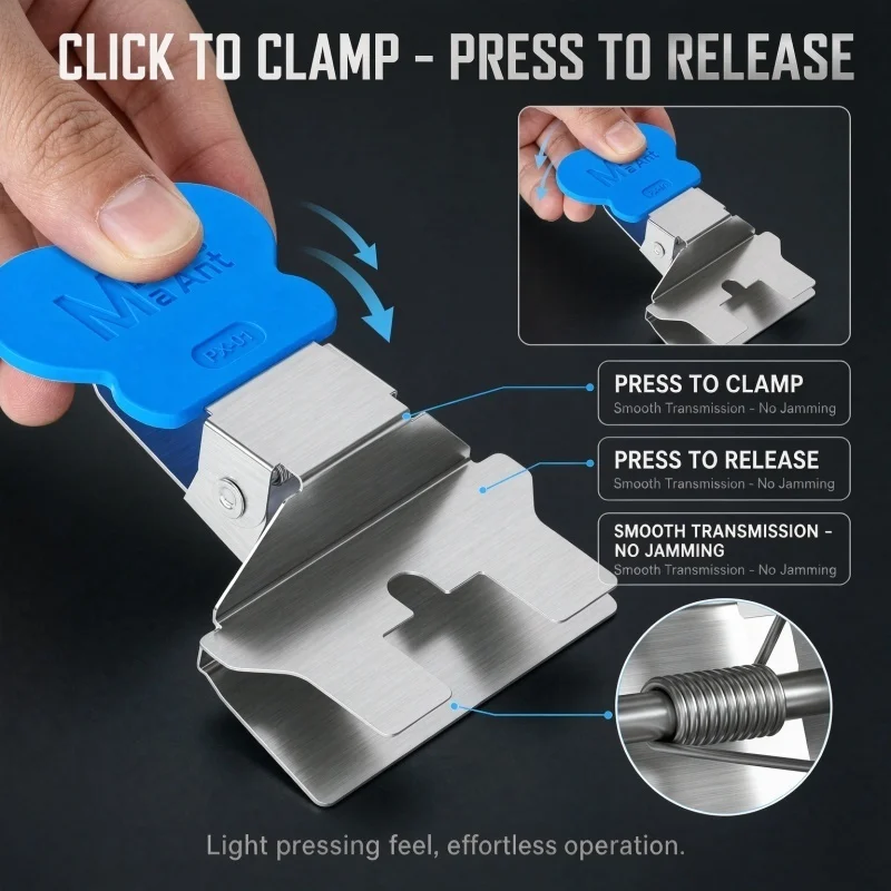 Universal FPC Connector Fixing Clamp Tools Blue MaAnt PX01 For Phone Motherboard Wire Repair Secure Lock No Slipping Maintenance