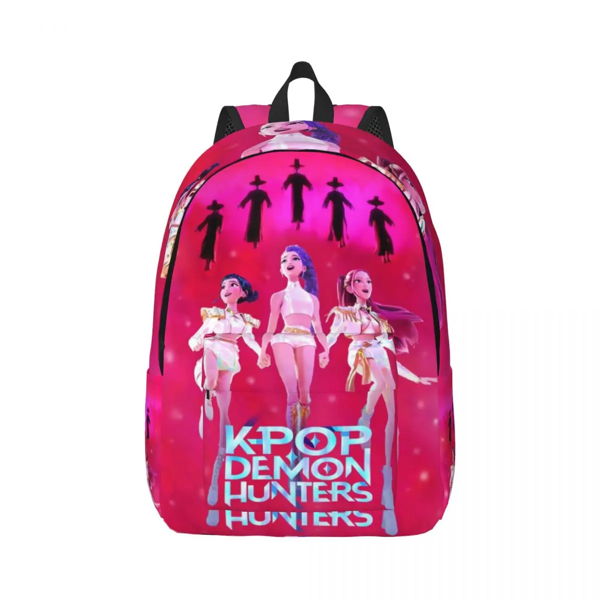 

Kpop Demon Hunters for Teens Student School Bookbag Canvas Daypack Elementary High College Travel Bags
