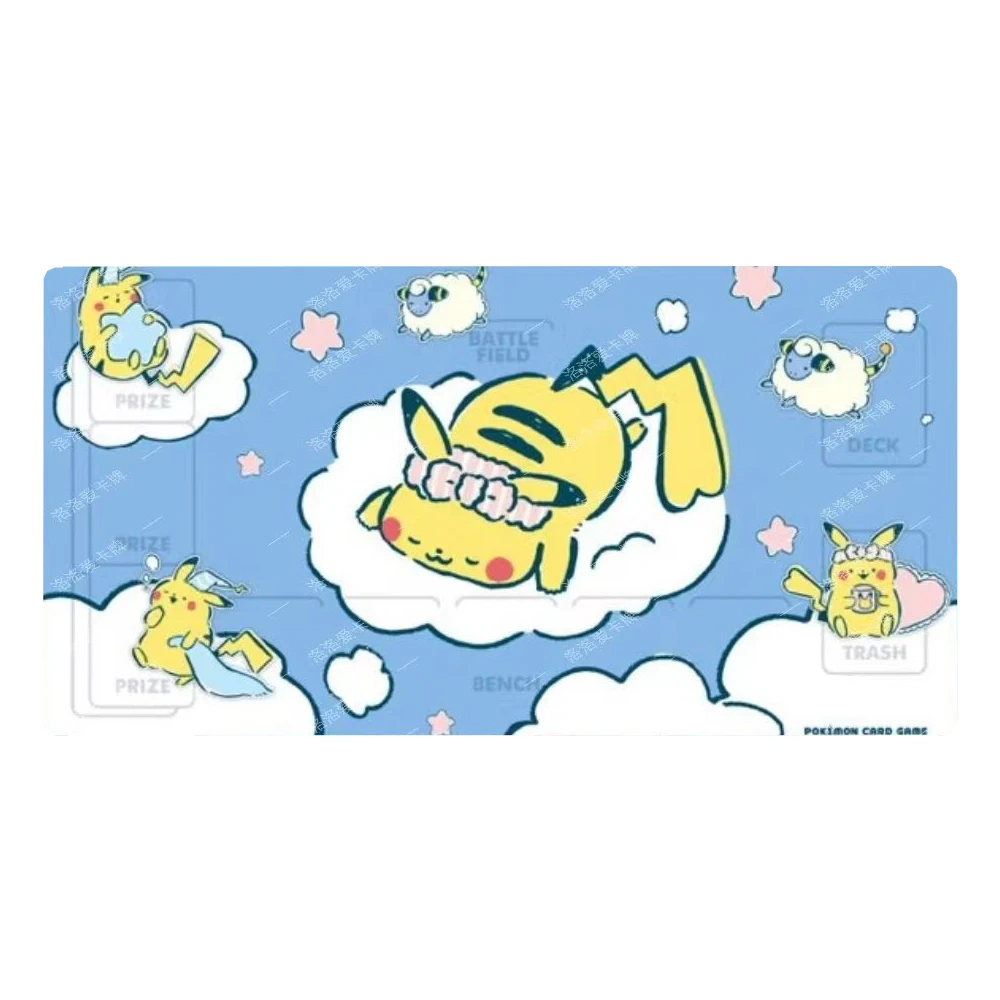 لتقوم بها بنفسك الذاتي 600X300X2 مللي متر Ptcg غص لطيف بطاقة معركة حصيرة لاعب واحد مجلس بطاقة الألعاب معركة بطاقة الوسادة أنيمي بطاقة دمى هدايا