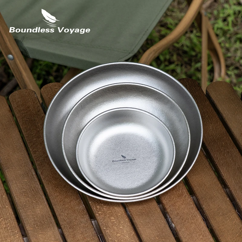 Boundless Voyage キャンププレート チタン製 - Camping Cooking Set For 4 のレビューと価格