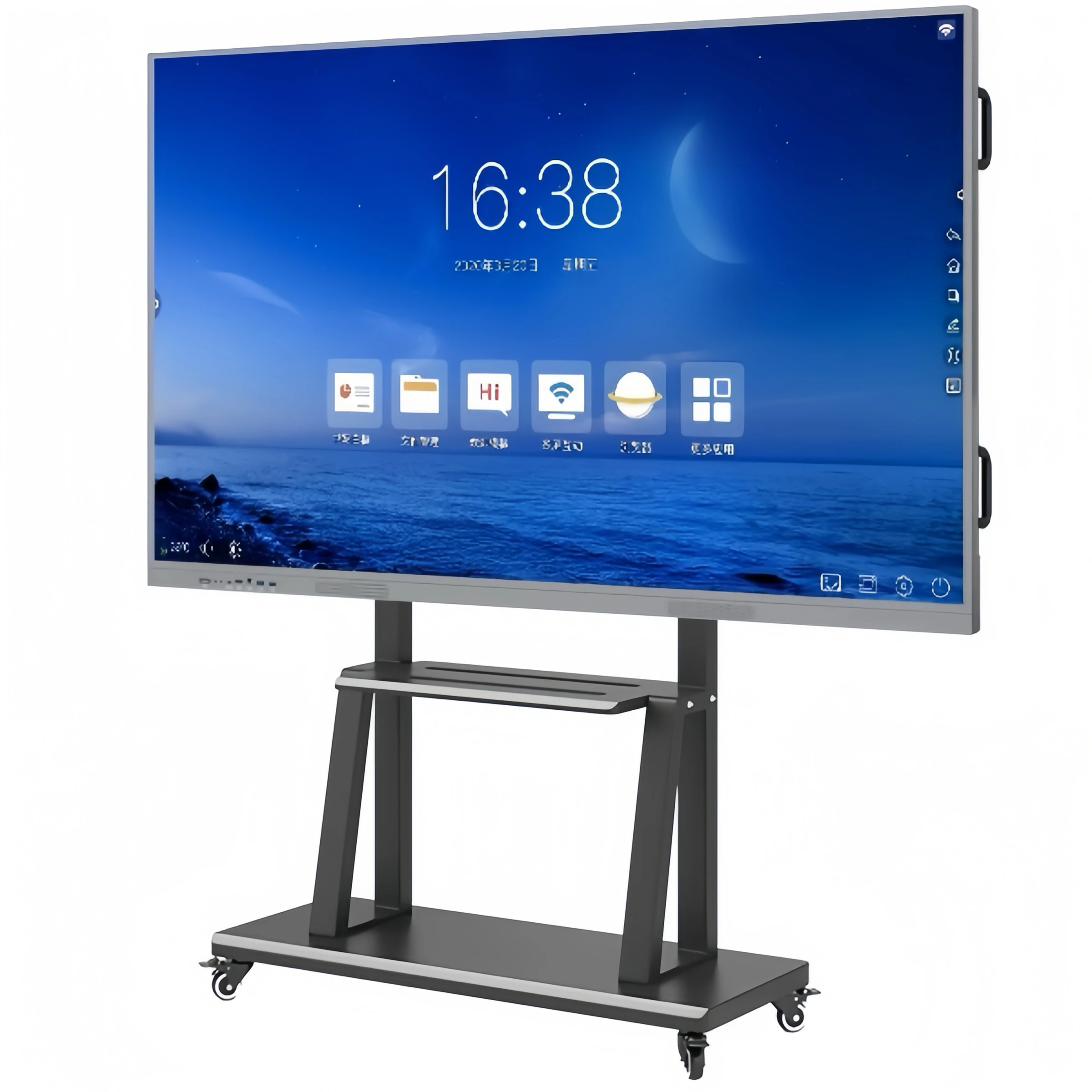 

Интерактивная цифровая доска HD 4K с ЖК-экраном на Android 12, электронная интерактивная панель с гарантией 1 год, экран 120 Гц, напольное крепление