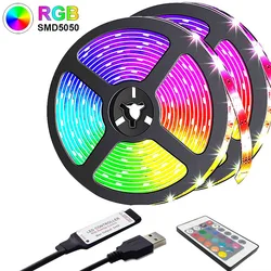 ์ค๋งํธ LED ์คํธ๋ฆฝ ์กฐ๋ช
 ๋ฐฑ๋ผ์ดํธ RGB DC 5V USB ๋ฆฌ๋ชจ์ปจ, ์นจ์ค ์ฃผ๋ฐฉ ํํฐ ํฌ๋ฆฌ์ค๋ง์ค ์กฐ๋ช
, ๊ฒ์๋ฐฉ ์ฅ์