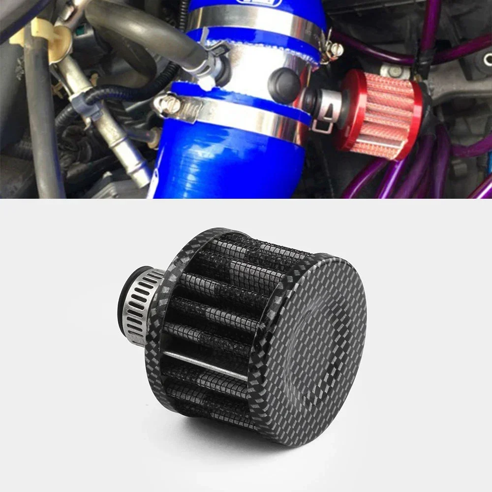 Universal Car 12mm 1 Inch For Motorcycle Cold Air Intake High Flow Crankcase Vent Cover Mini Breather Filters