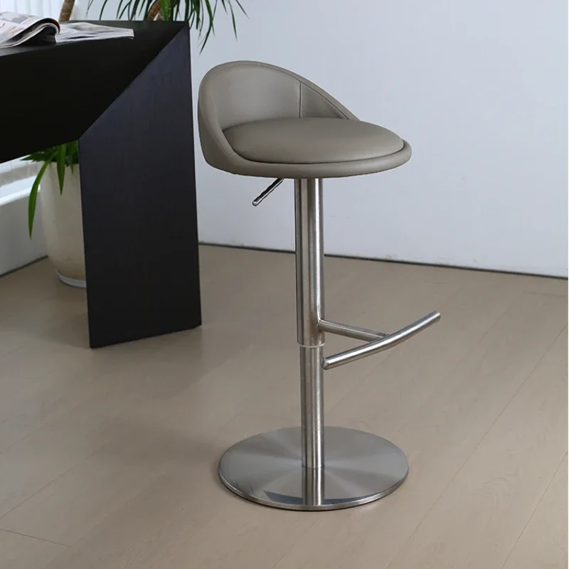 Modern Minimalist Lifting Rotating Bar Chairs Light Luxury Household Island Stools High Footed Cadeira Salon Furniture