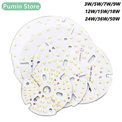 1pcs 2835 SMD LED Chip 3W 5W 7W 9W 12W 15W 18W 24W 36W 50W Light Module Cold White Warm White Neutral LED Downlight Spotlight