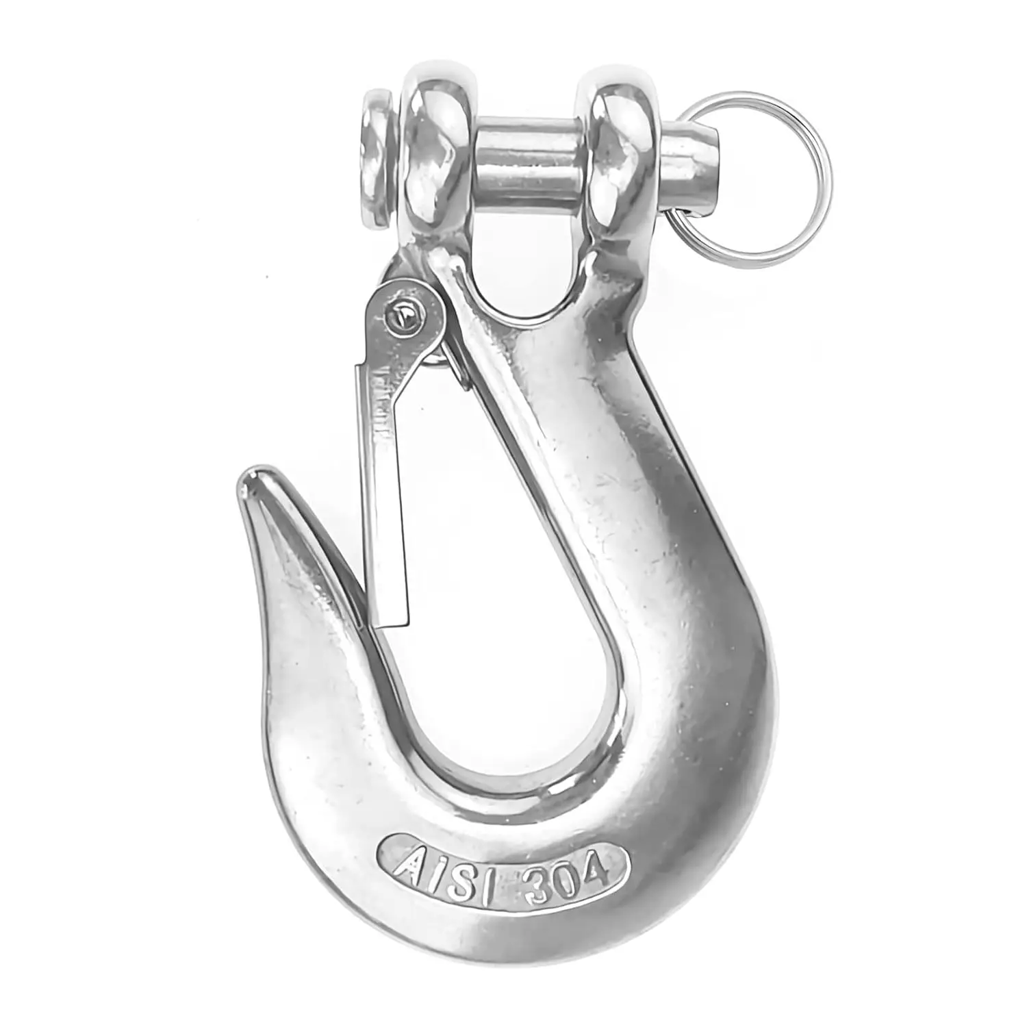 

Heavy Duty Slip Hook Lifting Winch Steel Clevis Hook 5/16 Inch 1500lbs Corrosion Resistant for Trailer Marine