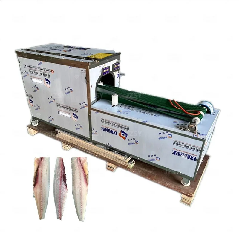 Commercial Small And Large Fish Killing Back Opening Open Back Slicer 3-Piece Fillet Cutting Machine