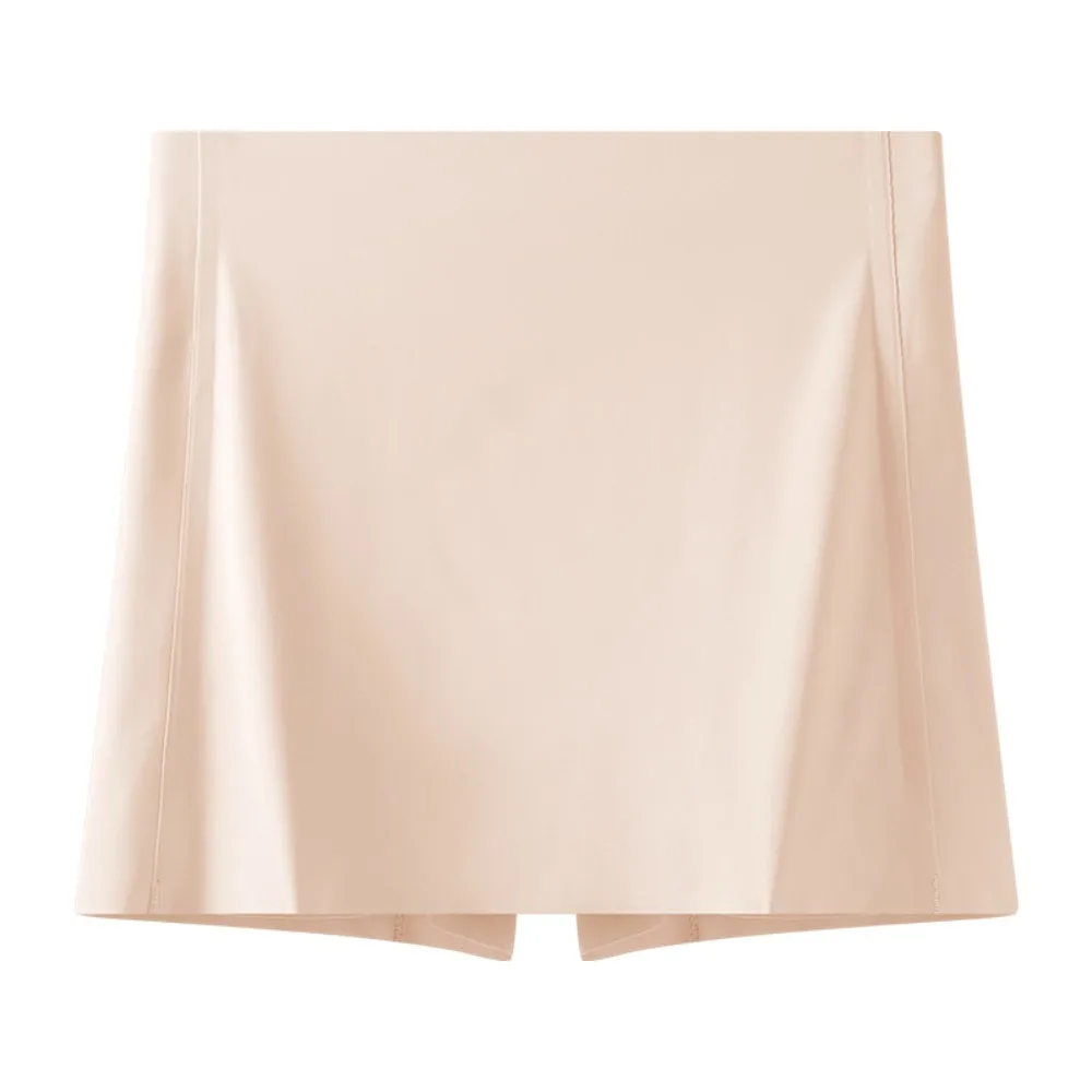 

Summer Ice Silk Safety Shorts Double Layer Invisible Under Skirt Panties Seamless Thin Anti Friction Pants
