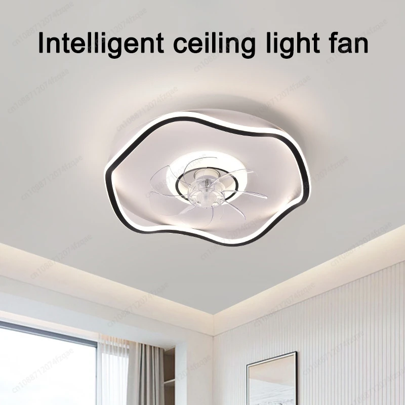20 Inch LED Lighting 7 Blades DC Motor Ceiling Fan Light Suitable For Living Room Bedroom Remote Control Lighted Electric Fan