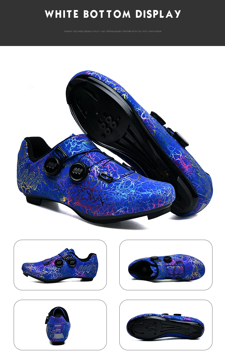 Professionelle Radfahren Schuhe Rennrad Männer Racing Wettbewerb Self-Locking Geschwindigkeit Fahrrad Turnschuhe Frauen SPD Stollen Radfahren Schuhe – Detail 19