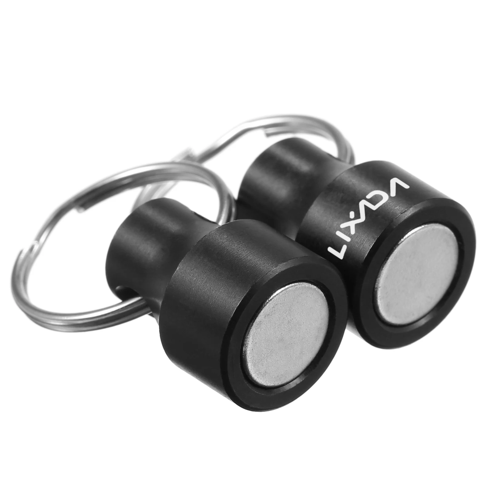 Lixada 1-3 Fly Fishing Magnetic Net Release Holder Keeper Magnet Clip Landing Net Connector w Coiled Lanyard Fishing Accessories