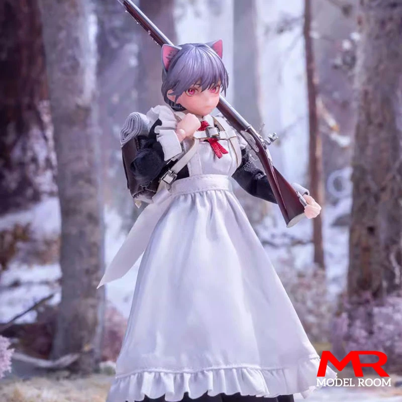 

2025 Q4 HASUKI PA010 1/12 Flintlock Girl FKEY Action Figure 6'' Female Soldier Figurine Model Full Set Collectible Toy