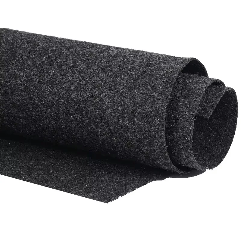Car Subwoofer Box Sound Absorbing Anti-Vibration Felt, Chemical Fiber Speaker Cabinet Felt Fabric for Audio DIY Modification