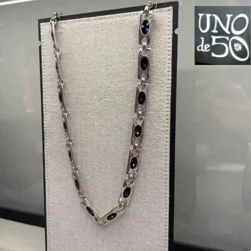 

2024 Selling Exquisite High Quality UNO DE 50 Fashion Classic 925 Necklace Jewelry Romantic Holiday Gift