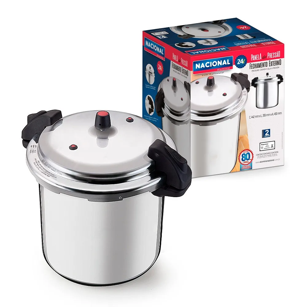 24 Liters Pressure Cooker with External Closure