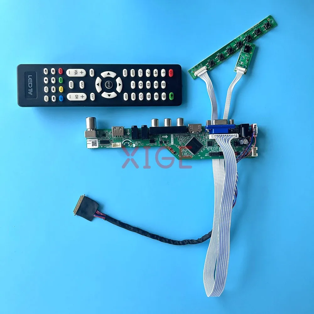 

Для LTN140AT16-201/D01/L01 плата драйвера контроллера ноутбука матричный ТВ аналоговый LVDS 40-контактный USB + AV + VGA + HDMI 1366x768 14 "комплект «сделай сам»