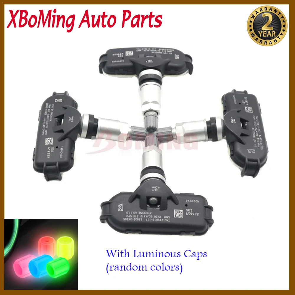 

TPMS 52933-3X205 Датчик контроля давления в автомобильных шинах для Hyundai Elantra для Kia Forte 2012-2024 315 МГц 52933-A7000 529333X205