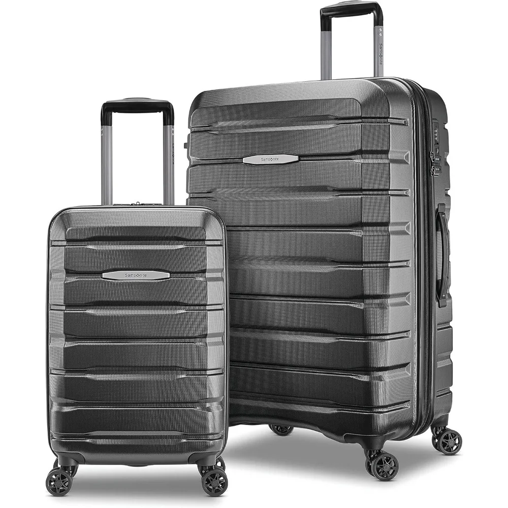 

Samsonite Tech 2.0 Hardside Expandable Luggage with Spinner Wheels, Dark Grey, 2-Piece Set (21/27)