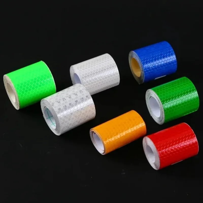 1 Roll 5cm*3m Reflective Tape for Car Auto Safety Warning Stickers Reflective Material Tape Reflective Strap Reflector Film