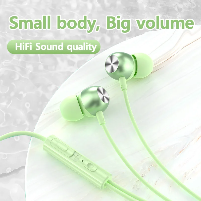 USB Type C Headphones HiFi Stereo surround sound In-ear 3.5mm Wired Music Earbuds For Galaxy S24 S23 S22 Ultra iPhone 15 Pro Max