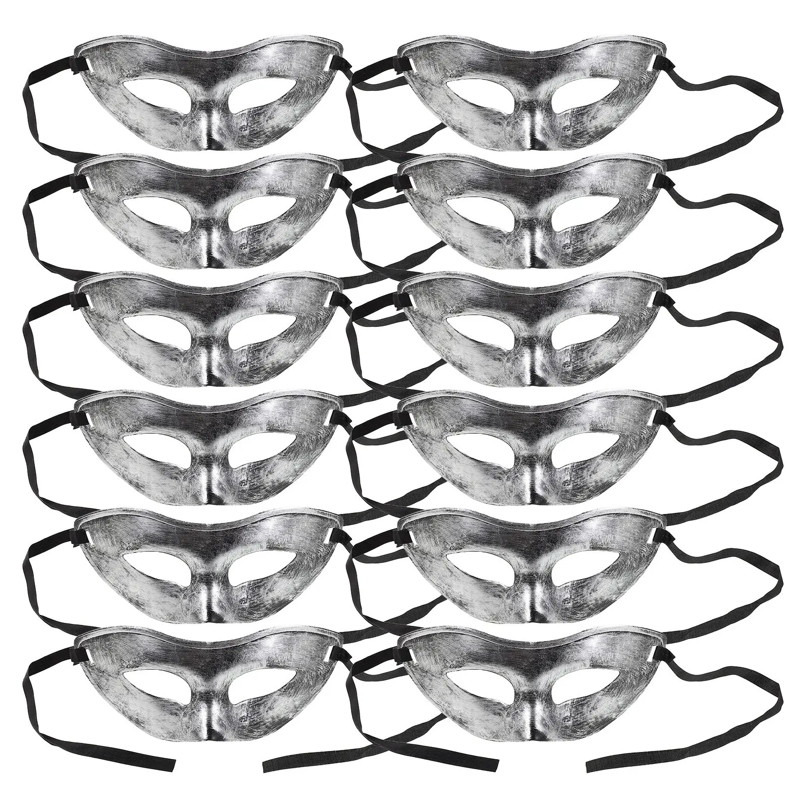 15Pcs Masquerade Half Face Mask Vintage Venetian Design Prom Carnival Eye Mask Halloween Party Cosplay Costume
