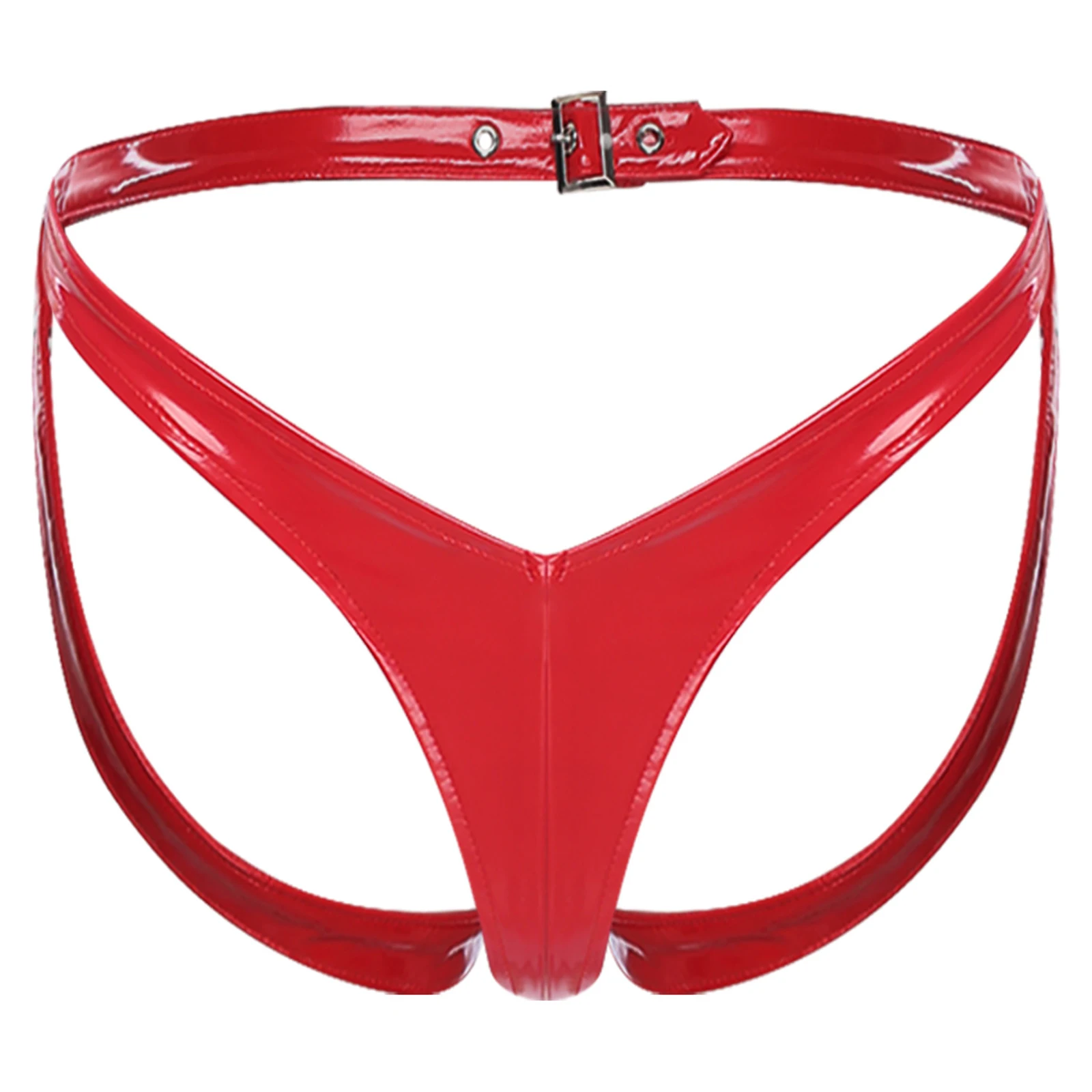 ملابس داخلية نسائية ذات مظهر رطب على شكل حرف V خصر مجوفة لعيد الحب ملابس داخلية مثيرة مفتوحة الظهر ملابس داخلية رفيعة بدون عرض