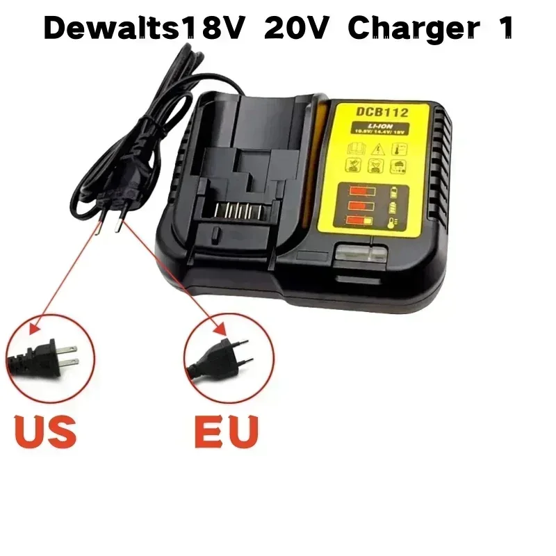 デウォルト電動工具用充電式リチウム電池,20v,8.0ah,16.0ah,18650, 16000mah,dcb184,dcb200