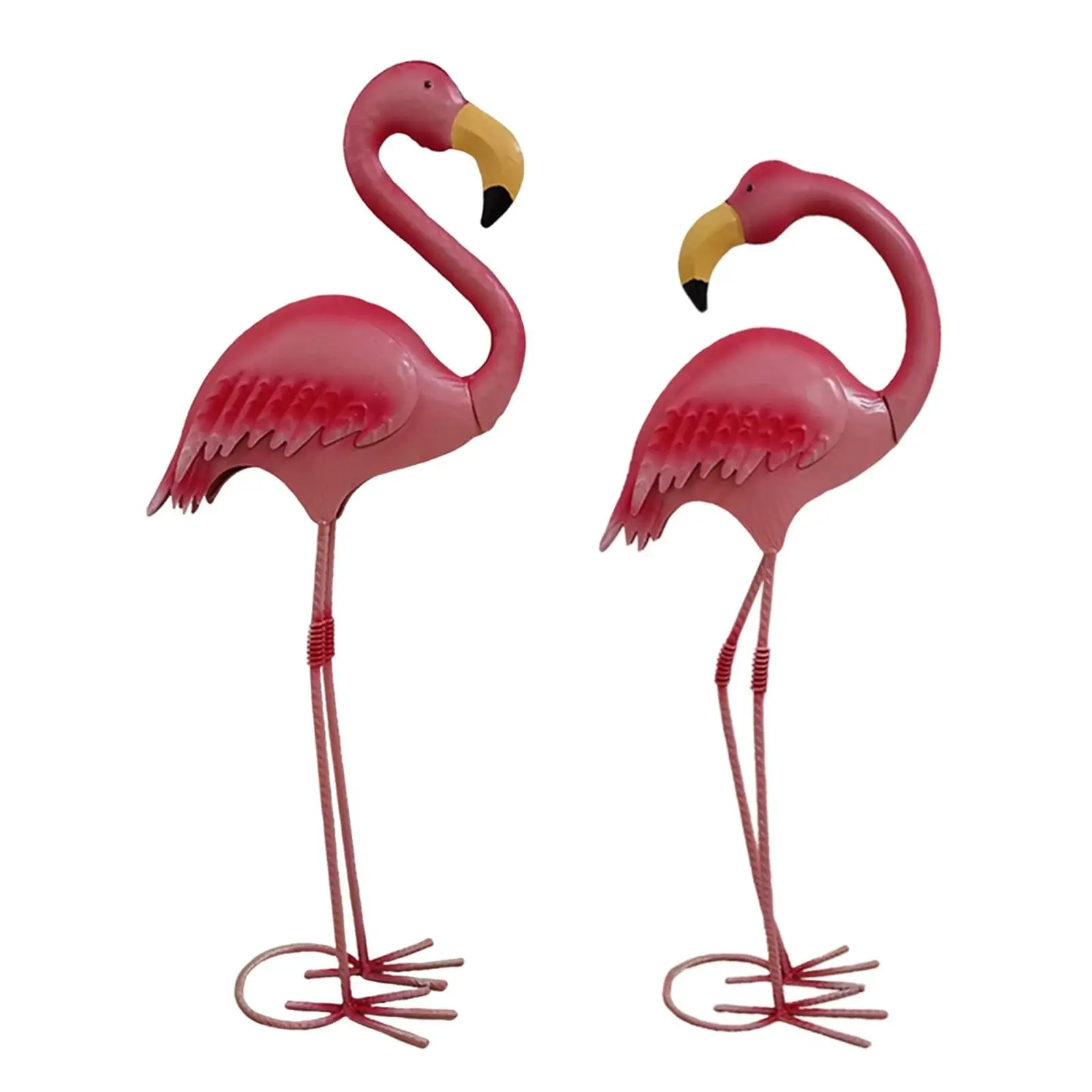 

Садовая статуя, металлическое искусство двора, скульптура фламинго, многофункциональная ремесленная фигурка животного, пейзажное украшение для уличного патио