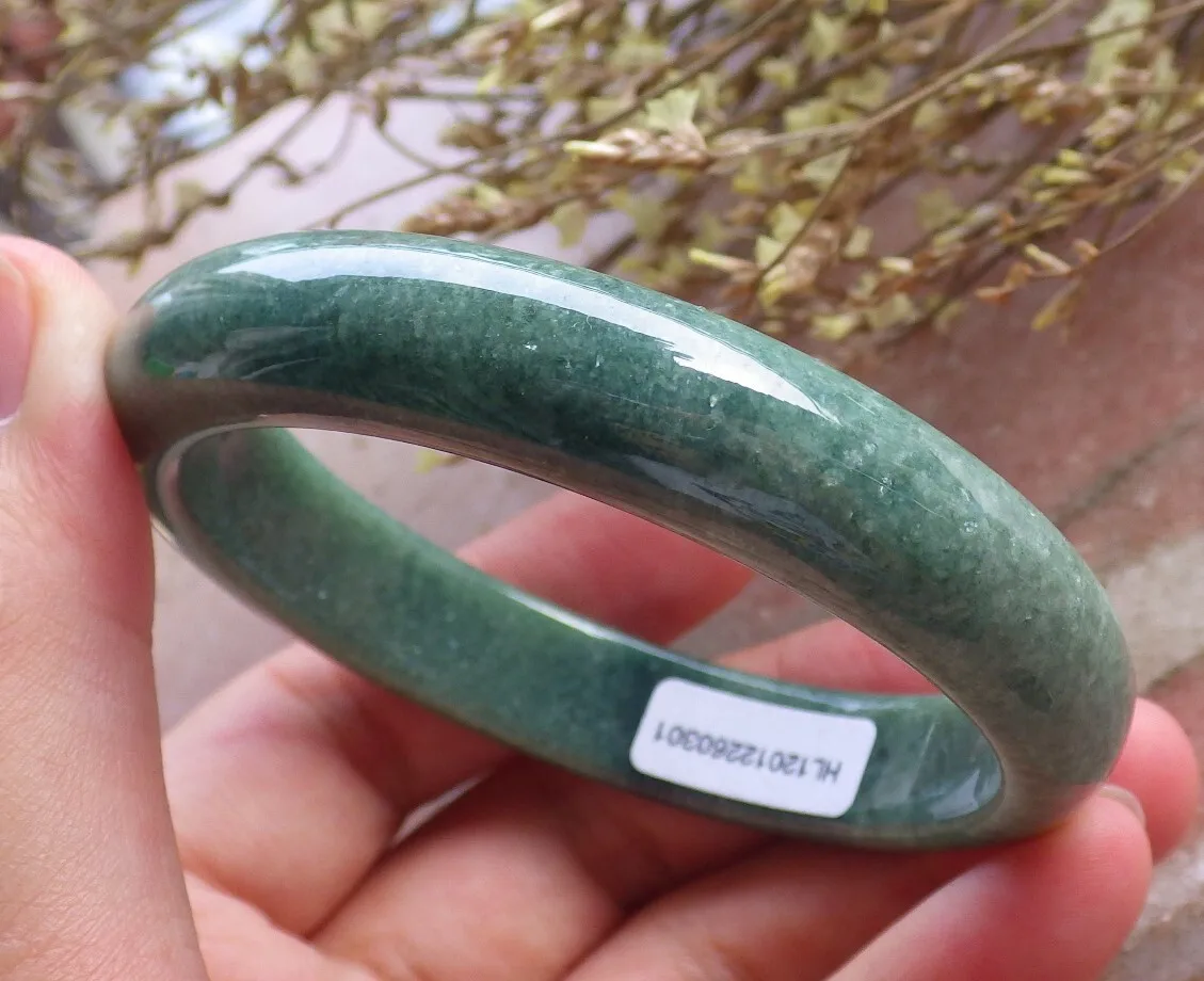 AAAAAA Certified Green Burma 100% Natural A JADE Jadeite Bangle Bracelet