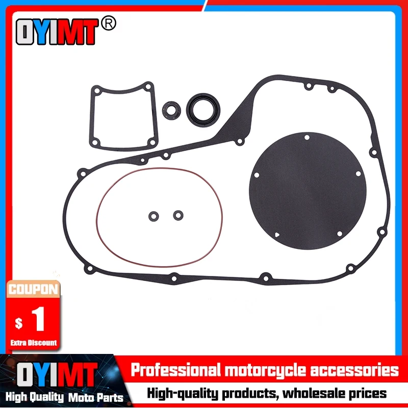 Motorcycle Engine Clutch Primary Cover Gasket For Harley Glide FLHTP FLHTCSE Ultra Classic Road King Police  Injected CVO/SE